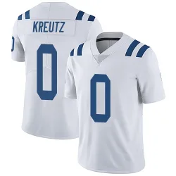 Limited Josh Kreutz Men's Indianapolis Colts White Vapor Untouchable Jersey - Nike