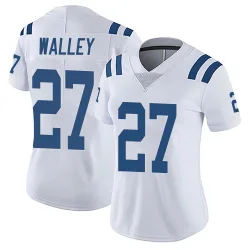 Limited Justin Walley Women's Indianapolis Colts White Vapor Untouchable Jersey - Nike