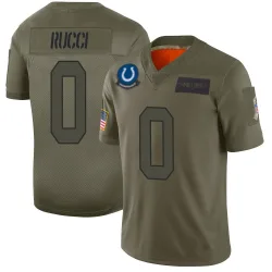 Limited Nolan Rucci Youth Indianapolis Colts Camo 2019 Salute to Service Jersey - Nike