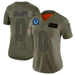 Limited Raylen Sharpe Women's Indianapolis Colts Camo 2019 Salute to Service Jersey - Nike