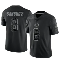 Limited Rigoberto Sanchez Youth Indianapolis Colts Black Reflective Jersey - Nike
