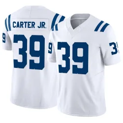 Limited Rob Carter Jr. Men's Indianapolis Colts White Vapor F.U.S.E. Jersey - Nike