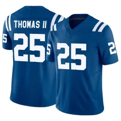 Limited Rodney Thomas II Men's Indianapolis Colts Royal Vapor F.U.S.E. Jersey - Nike