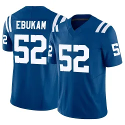 Limited Samson Ebukam Men's Indianapolis Colts Royal Vapor F.U.S.E. Jersey - Nike