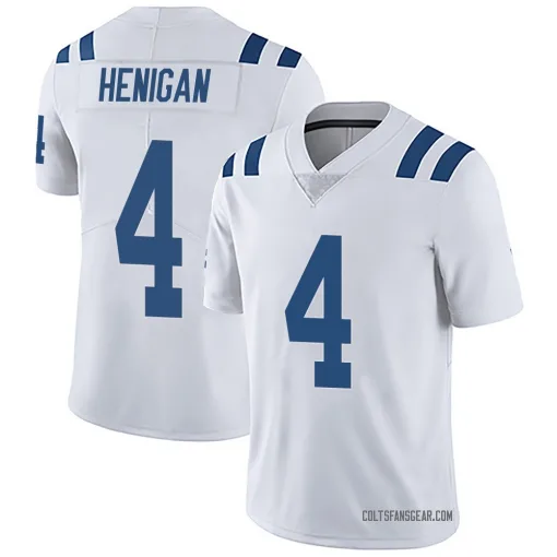Limited Seth Henigan Men's Indianapolis Colts White Vapor Untouchable Jersey - Nike