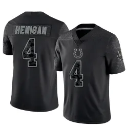Limited Seth Henigan Youth Indianapolis Colts Black Reflective Jersey - Nike