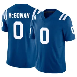 Limited Seth McGowan Men's Indianapolis Colts Royal Vapor F.U.S.E. Jersey - Nike