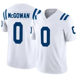Limited Seth McGowan Men's Indianapolis Colts White Vapor F.U.S.E. Jersey - Nike