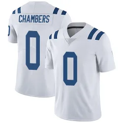 Limited Tahj Chambers Men's Indianapolis Colts White Vapor Untouchable Jersey - Nike