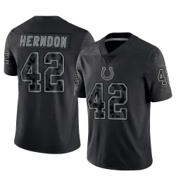 Limited Tre Herndon Youth Indianapolis Colts Black Reflective Jersey - Nike